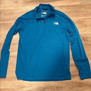 The North Face Blue Long Sleeve Pullover